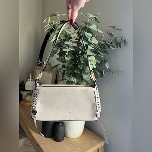 Chloe Cream Leather Shoulder Bag